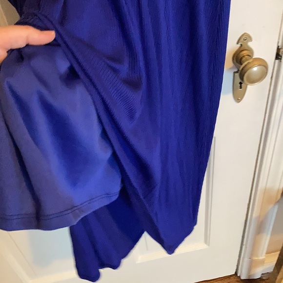Moving sale!!! Sexy blue Superfoxx faux wrap dress - Picture 7 of 8